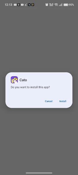 Screenshot of Cato Cloud Game