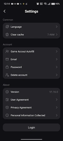 Screenshot of Cato Cloud Gaming download screen