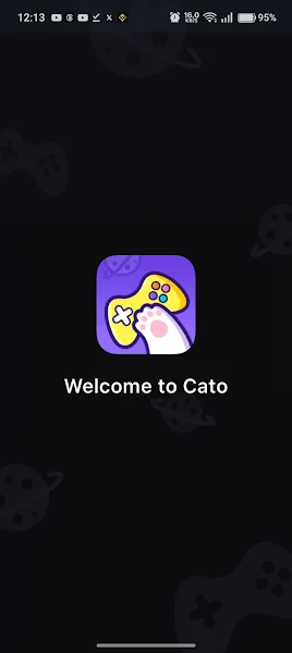 Screenshot of Cato Cloud Gaming app interface
